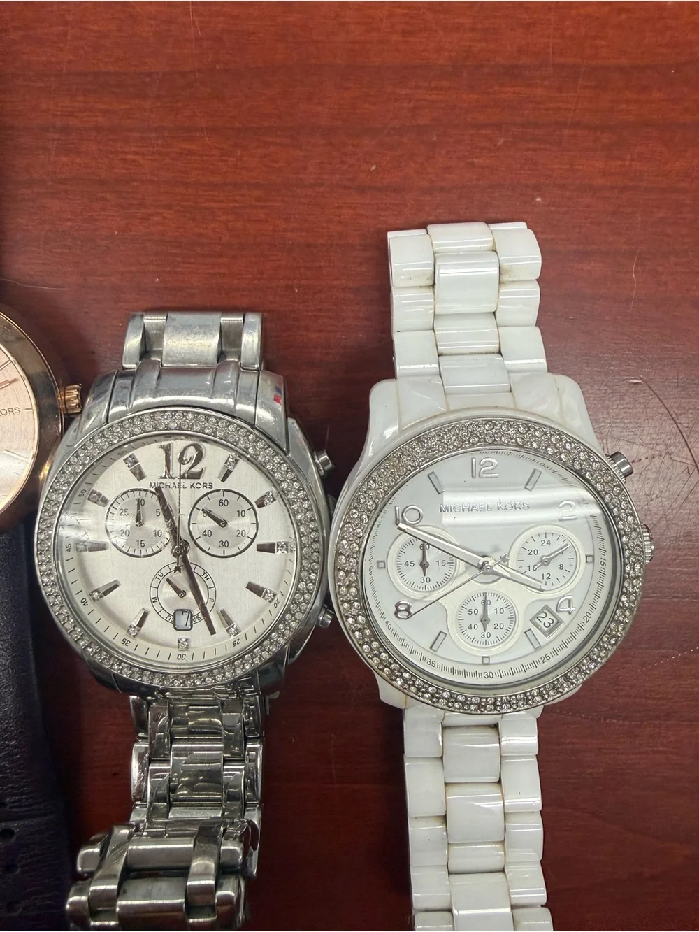 Michael Kors Women's 4 Piece Watch Set. Gold, Silver, White & Rose Gold